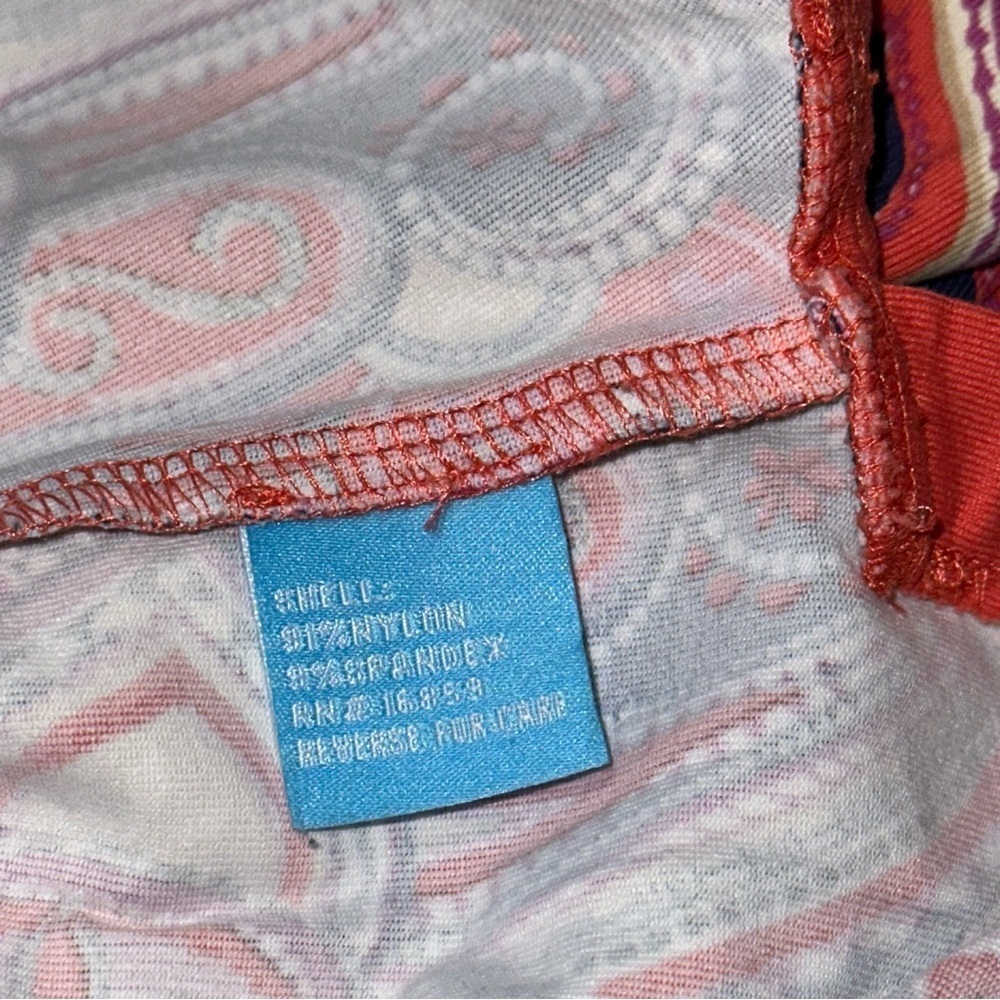 J. McLaughlin Women’s Size S Pink Boca Mayan Paisley Catalina Tunic Top Shirt - Picture 6 of 8